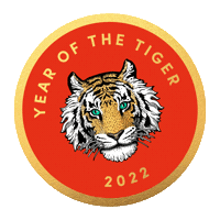 Chinese New Year Tiger Sticker by Fable & Mane