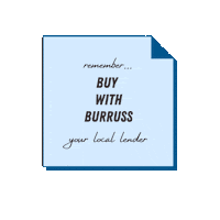 Burruss Sticker by Intercoastal Marketing