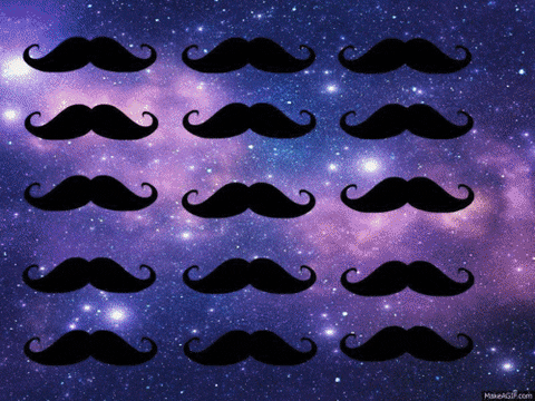 galaxy moustache GIF