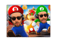 Mario Luigi Sticker