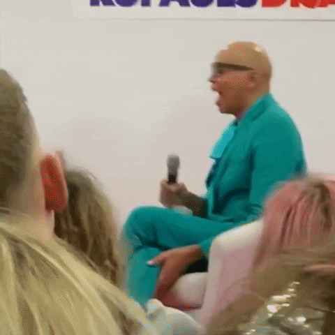ohpatryk laugh rupaul uk drag queen GIF