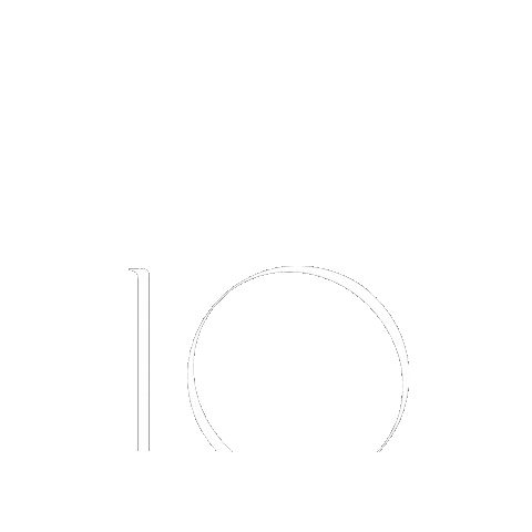 10 Years And Beyond Sticker by Bynd Artisan