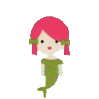 ocean mermaid STICKER by imoji