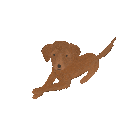 Golden Retriever Dog Sticker by breadcrumbsclub