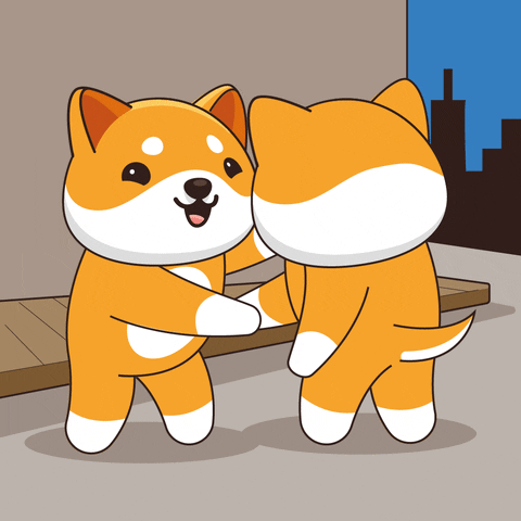 Friends Deal GIF by Baby Doge Coin