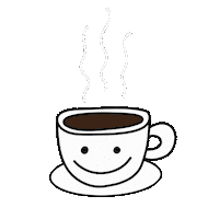 heatherrobertsart coffee good morning tea coffee cup Sticker