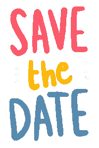 Happy Save The Date Sticker