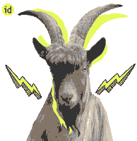 Goat Capra Sticker by idealista