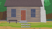 eric cartman fire GIF by South Park 
