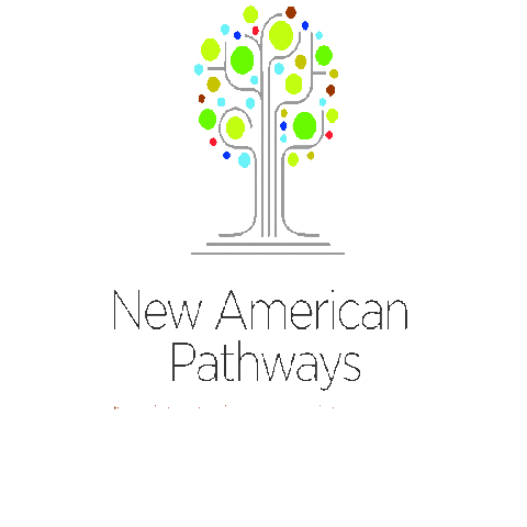newamericanpathways atlanta georgia thrive refugees Sticker