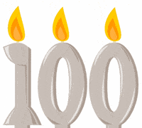 Flickering 100 Years GIF