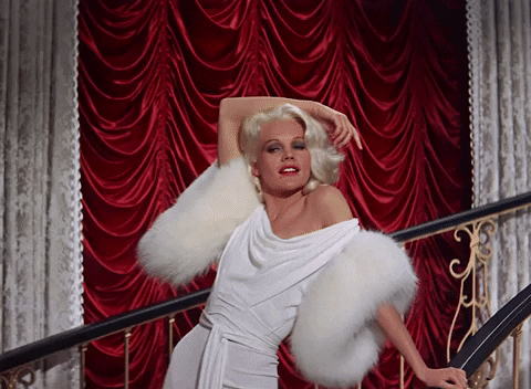 furglamor giphyupload fur furglamor carroll baker GIF