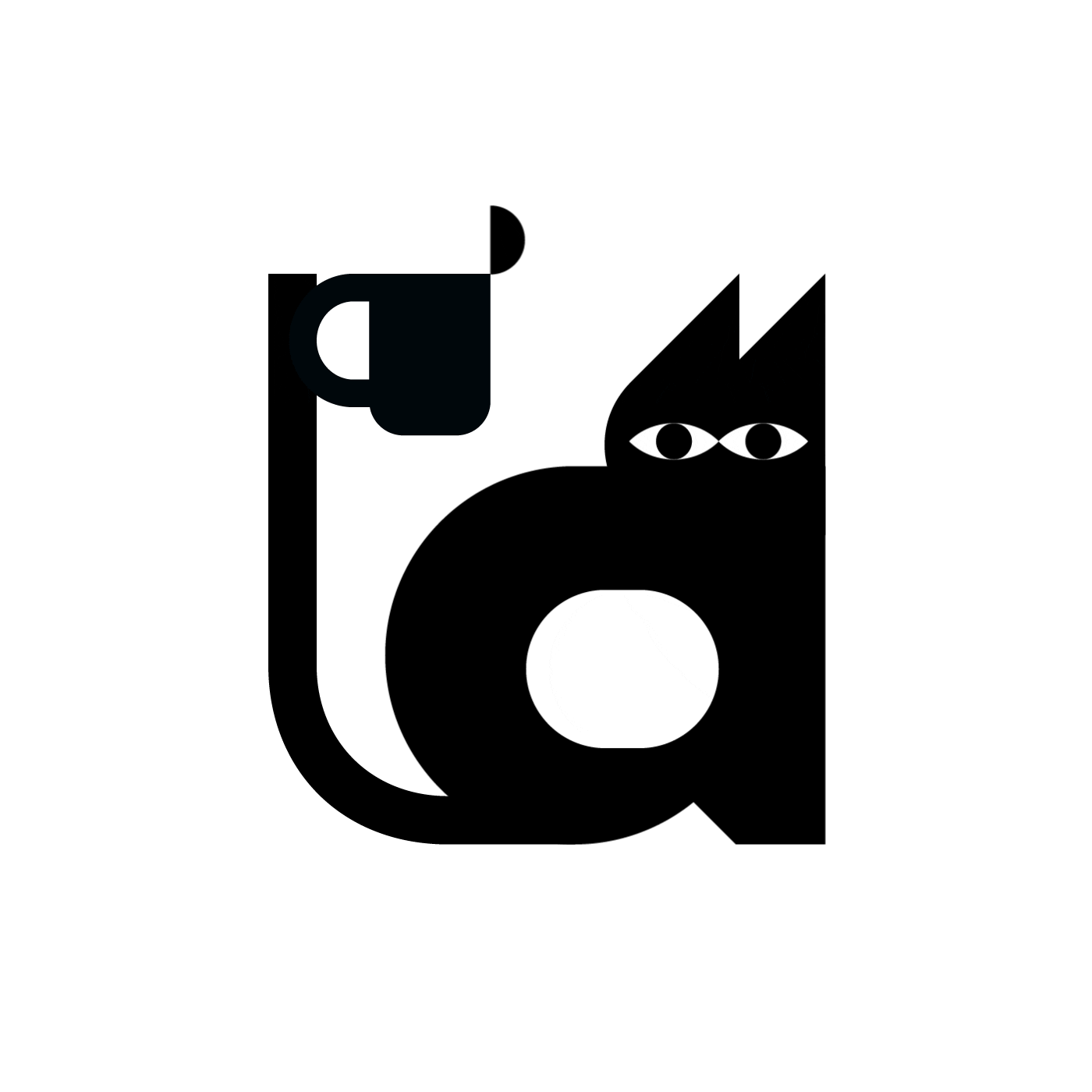 Cat Coffee Sticker by Lovers in Crime
