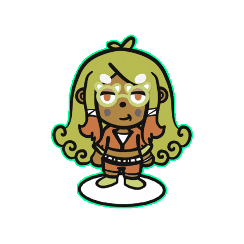 Happy Girl Sticker