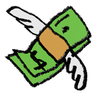 Money Emoji Sticker by Adam J. Kurtz