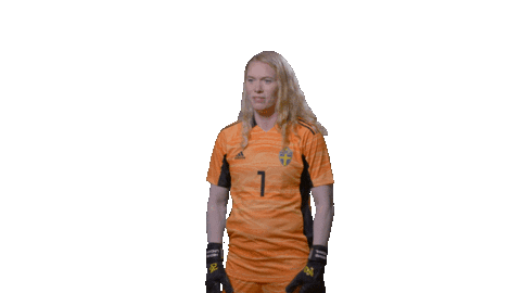 Happy Hedvig Lindahl Sticker by Swedish Football Association