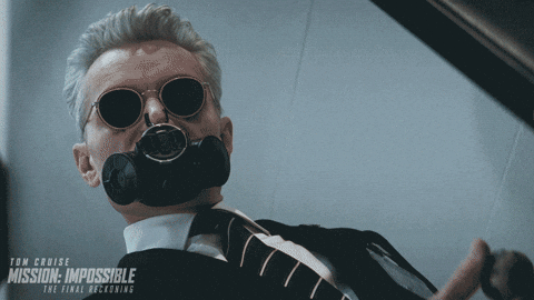 Smoke Unmasking GIF by Mission: Impossible