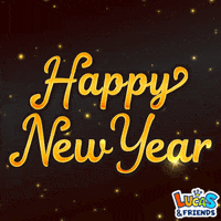 New Year Happy Holidays GIF by Lucas and Friends by RV AppStudios
