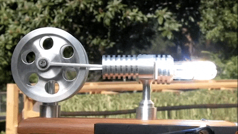 steam engine technology GIF by Banggood