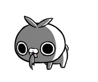 Rabbit ごはん Sticker by クレイジー闇うさぎ