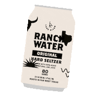 Cheers Texas Sticker by Lone River Ranch Water