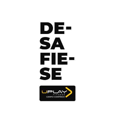 Uplay Fitness Sticker by Uplay Campo Comprido