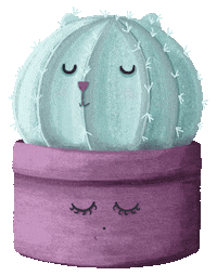 Flower Pot Kitty Sticker