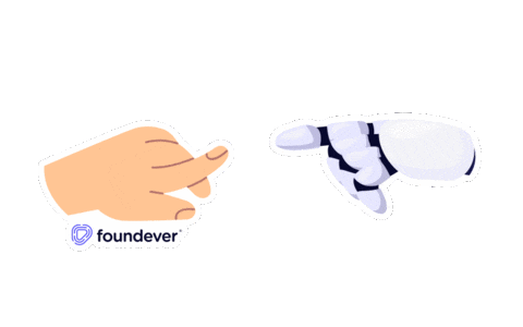 Artificial Intelligence Power Sticker by Foundever