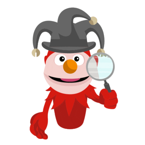 joker loupe Sticker by Joko GIFs