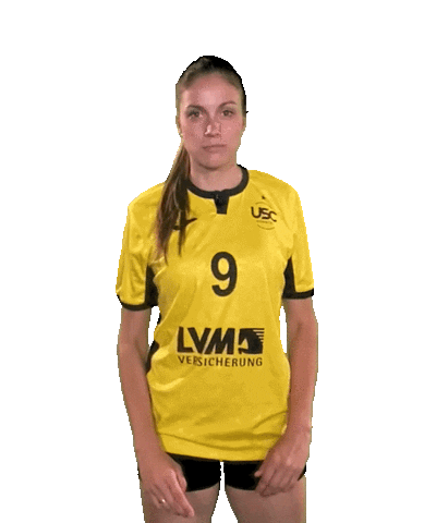 USC_Muenster no ball volleyball finger Sticker
