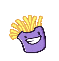 Happy Fast Food Sticker by Papafritología