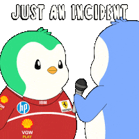 Penguin Speak Sticker by Abster