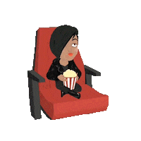 turn around popcorn Sticker by Dr. Donna Thomas Rodgers