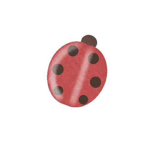 Happy Lady Bug Sticker by Eye.ow.art