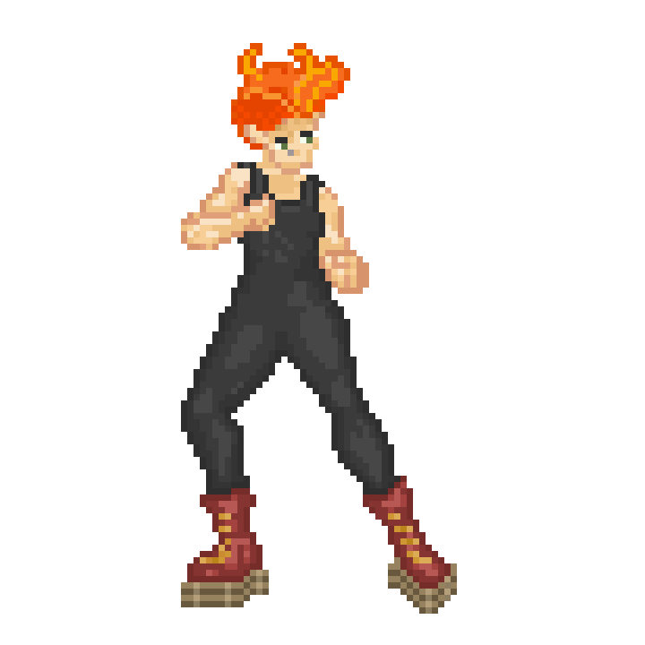Sprite Fighter Sticker
