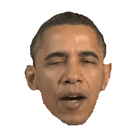 obama STICKER by imoji