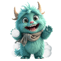 Cute Monster Sticker