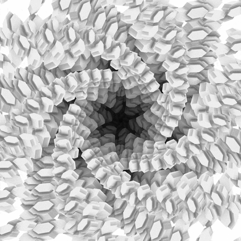 Mesmerizing Black And White GIF by xponentialdesign