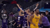 College Hoops Celebration GIF by Northwestern Athletics
