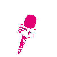 Microfone Sticker by MagentaMusik