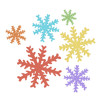 Let It Snow Sticker