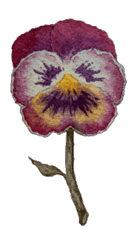 Vintage Flower Sticker
