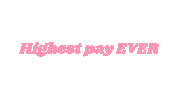Happy Pink Sticker by Glowb