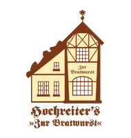 HochreitersZurBratwurst germany restaurant bier bayern Sticker