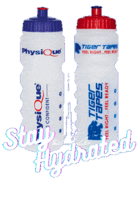 Stay Hydrated Water Bottle Sticker by Physique Management