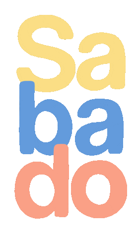 Typography Saturday Sticker