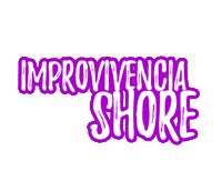 Improv Shore Sticker by ImproVivencia