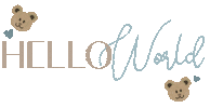 Hello World Baby Sticker by Michis Miami