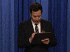 Jimmy Fallon Writing GIF by The Tonight Show Starring Jimmy Fallon
