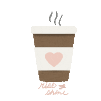 Good Morning Coffee Sticker by Corbin Creates